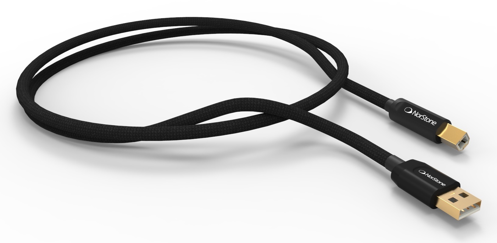 NorStone Arran USB A-B gold-plated connectors vanaf 0,75 meter - Afbeelding 2