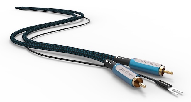 NorStone Skye RCA Interlink / Phono-kabel OFC met 1% zilver + vergulde connectoren vanaf 0,6 meter