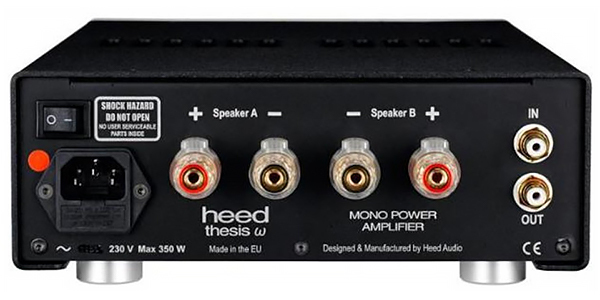 HEED Thesis Omega high end mono eindversterker 160 Watt 22 cm breed - Afbeelding 4