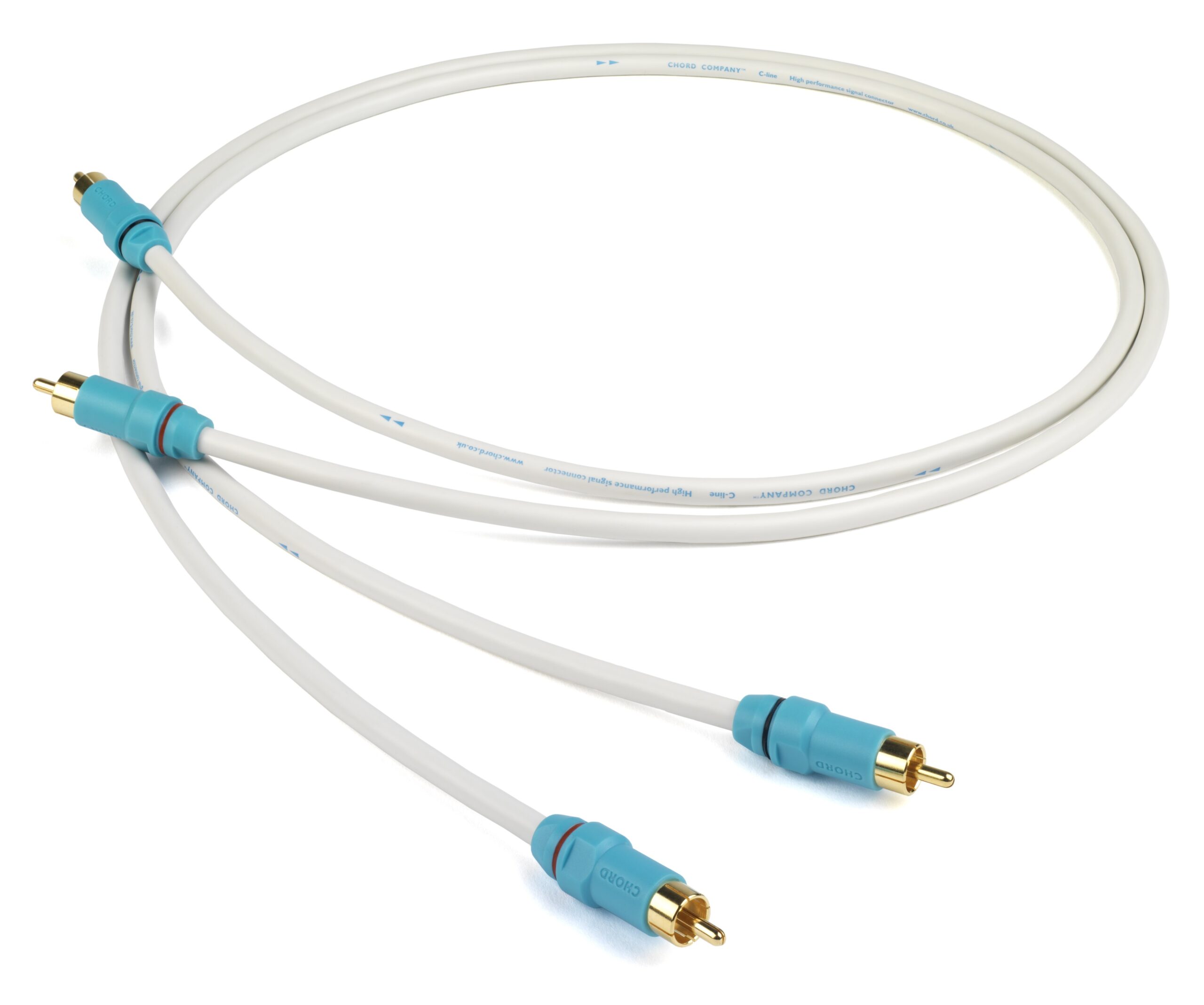 Chord Company C-line Analogue RCA Interlink koper stereoset 2 stuks vanaf 0,5 meter - Afbeelding 2