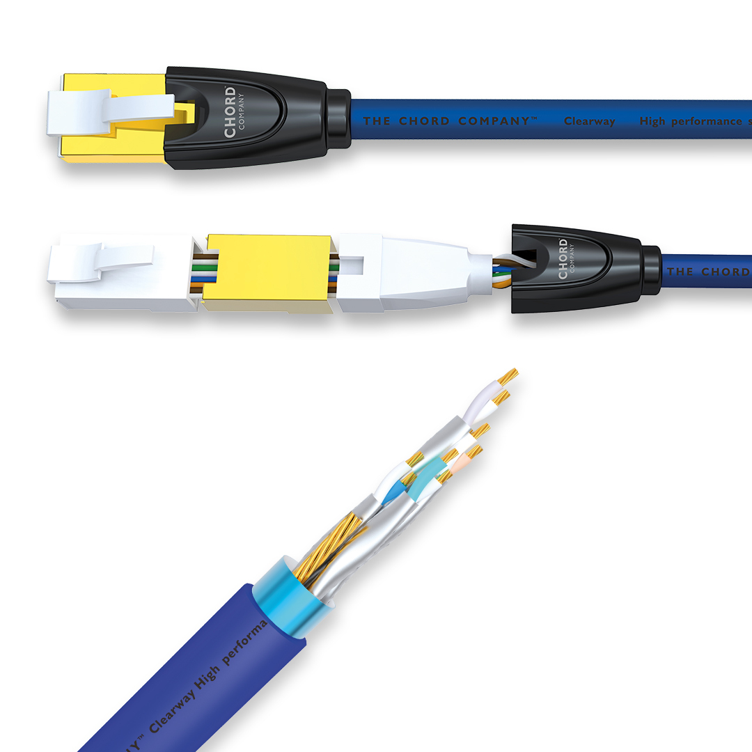 Chord Company Clearway Streaming RJ45 UTP Ethernet-kabel koperen geleiders vanaf 0,75 meter - Afbeelding 4