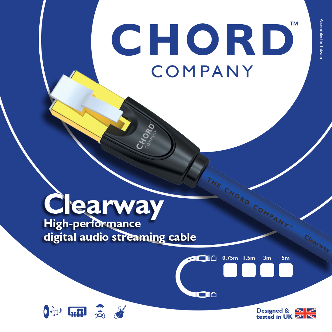 Chord Company Clearway Streaming RJ45 UTP Ethernet-kabel koperen geleiders vanaf 0,75 meter - Afbeelding 5