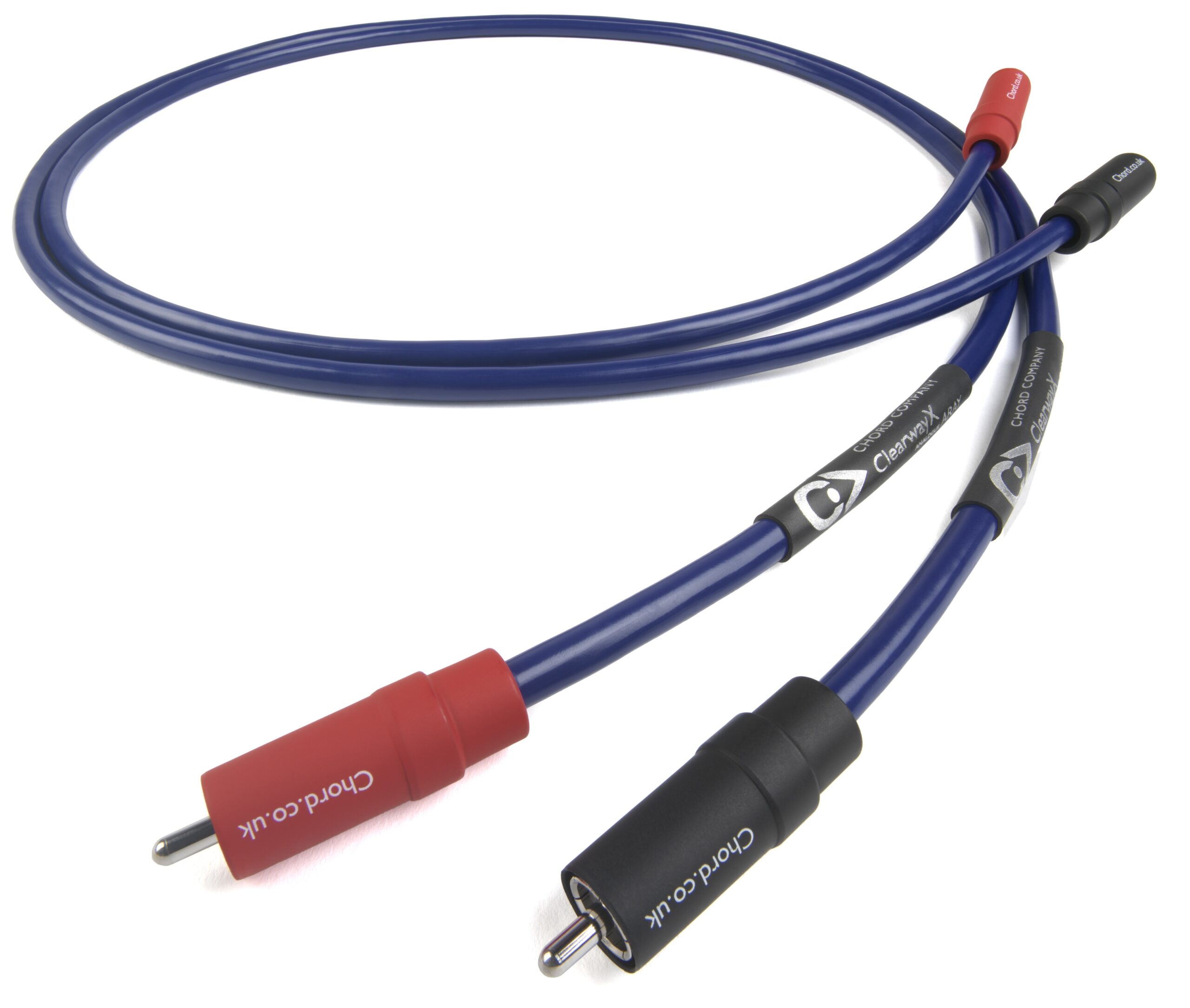 Chord Company Clearway X Aray Analogue RCA Interlink koper stereoset 2 stuks vanaf 0,5 meter - Afbeelding 2