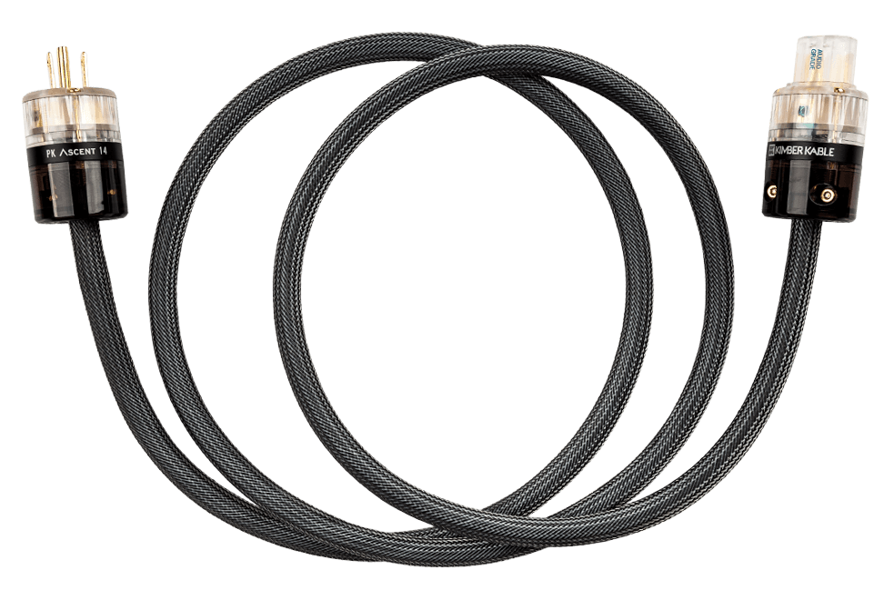 Kimber Kable PK-14 Ascent-series voedingskabel met Wattgate Evolution-series Gold (AU) connectoren IEC C13 - 10A vanaf 1 meter