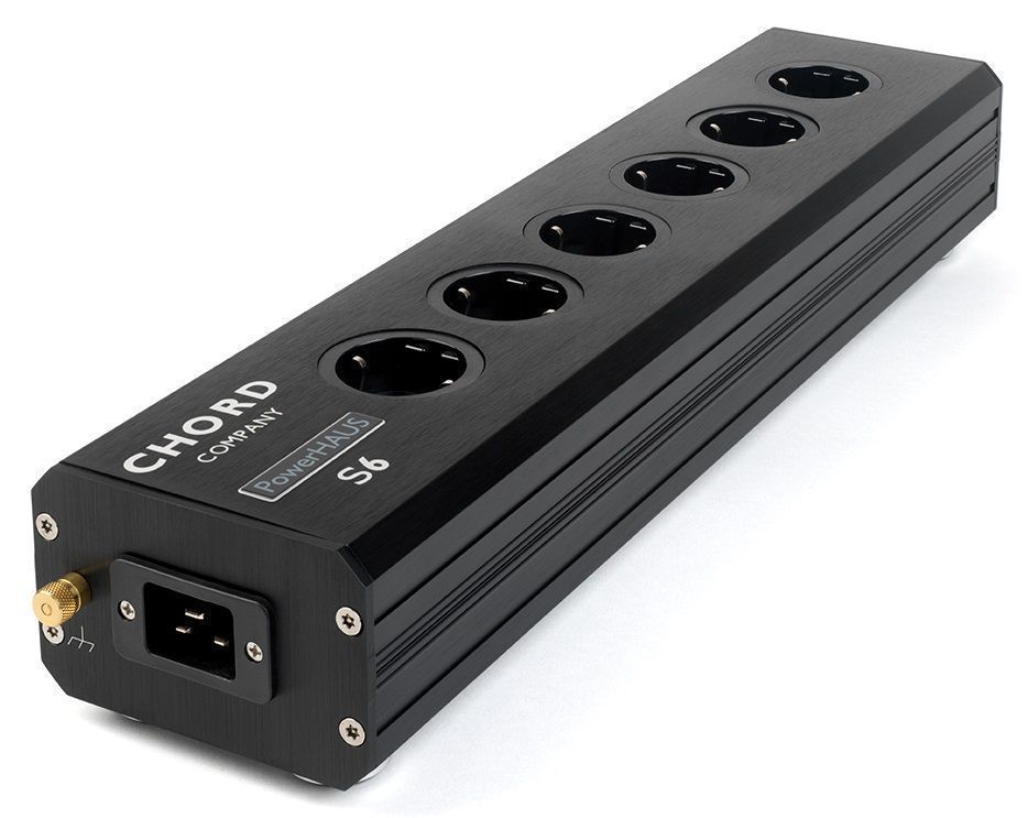 Chord Company PowerHAUS S6 Studio netverdeelblok / stekkerblok 6 x schuko met C19 - 16AMP aansluiting