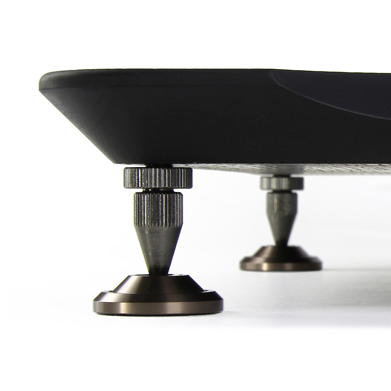 Cold Ray Spike protector 2 MEDIUM high end onderlegringen voor betere resonantiecontrole 40 mm x 10 mm uitgevoerd in zwart per set 4 stuks - Afbeelding 6