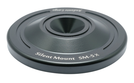 Chord Company Silent Mount SM5X Spike protector high end onderlegringen voor betere resonantiecontrole RVS 50 mm x 4 mm uitgevoerd in zwart per set 4 stuks