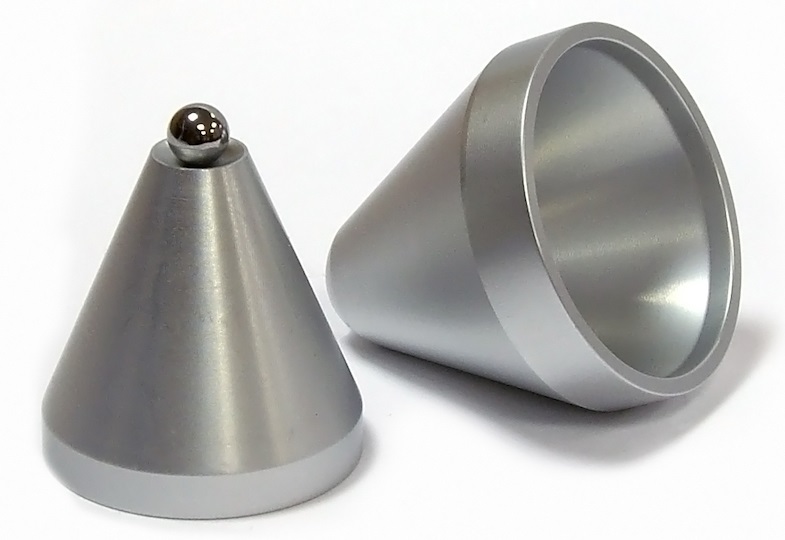 Cold Ray Ceramic 4 Resonator - ontkoppelaar 38 mm x 40 mm zilver per 4 stuks