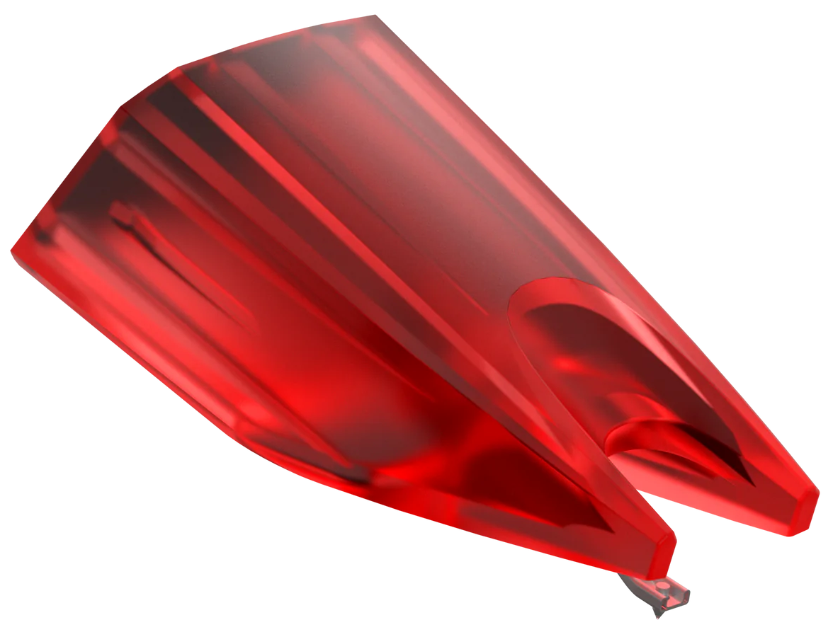Ortofon Stylus Concorde Music Red vervangingsnaald elliptische stylus op aluminium cantilever voor alle Concorde Music MM-elementen - Afbeelding 2
