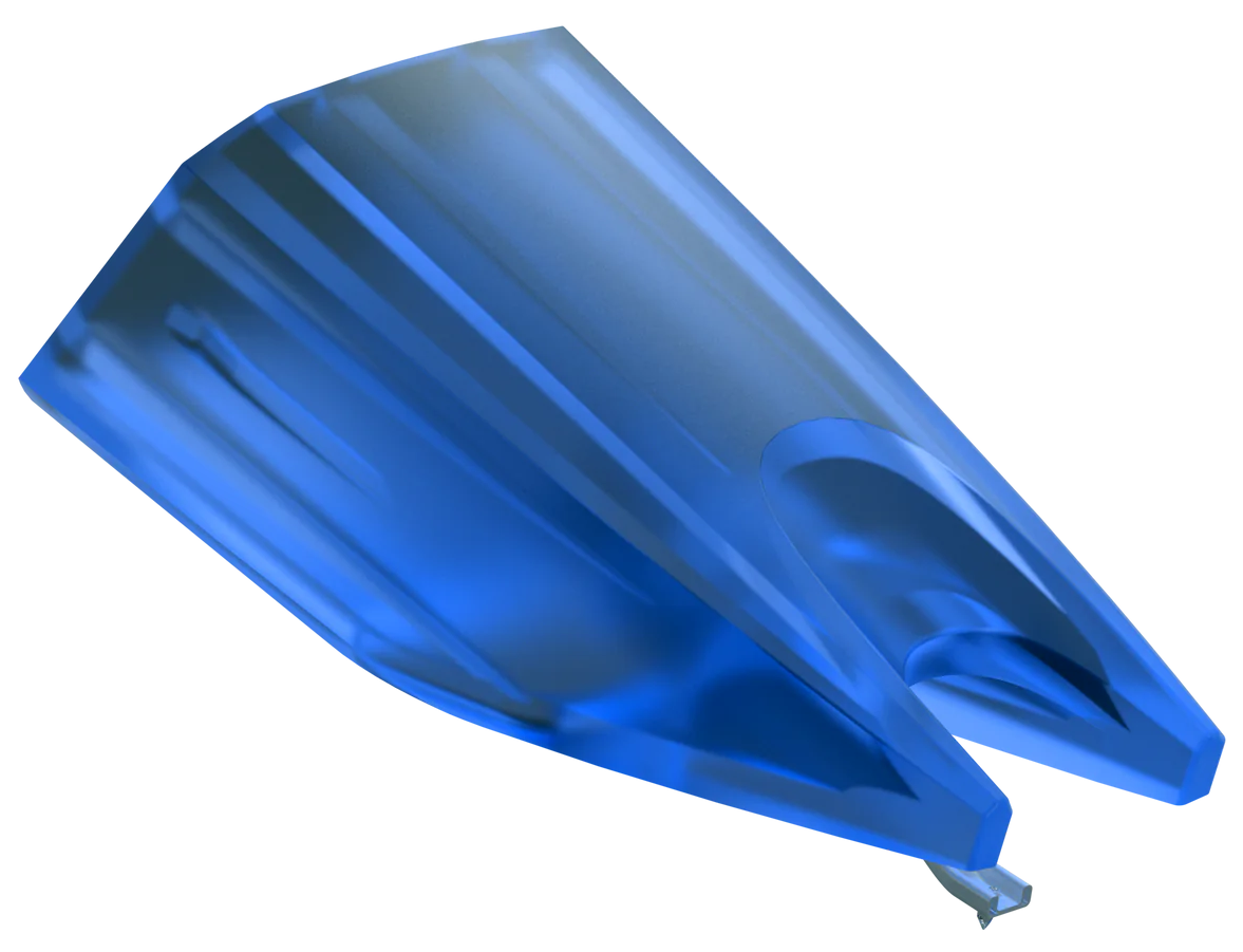 Ortofon Stylus Concorde Music Blue vervangingsnaald naakt elliptische diamant op aluminium cantilever voor alle Concorde Music MM-elementen - Afbeelding 2