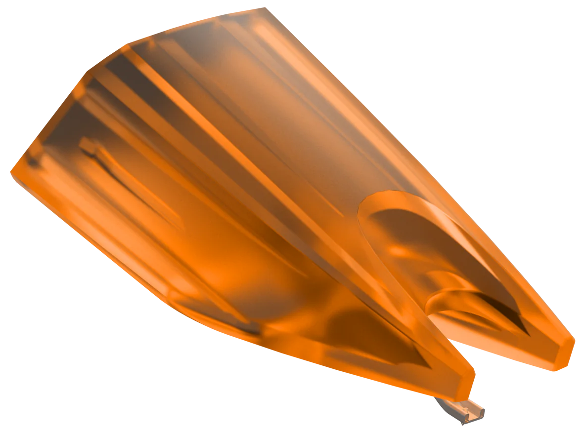 Ortofon Stylus Concorde Music Bronze vervangingsnaald naakt Fine Line-stylus op aluminium cantilever voor alle Concorde Music MM-elementen - Afbeelding 2