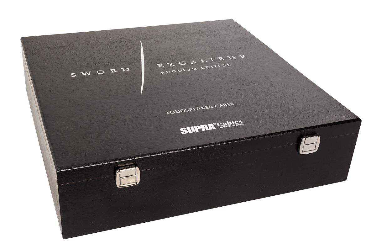 Supra Sword Excalibur Combicon high end luidsprekerkabel OFC geleiders 2 x 3,0mm2 AWG12 met Rhodium-connectoren stereoset 2 stuks vanaf 2,0 meter - Afbeelding 10