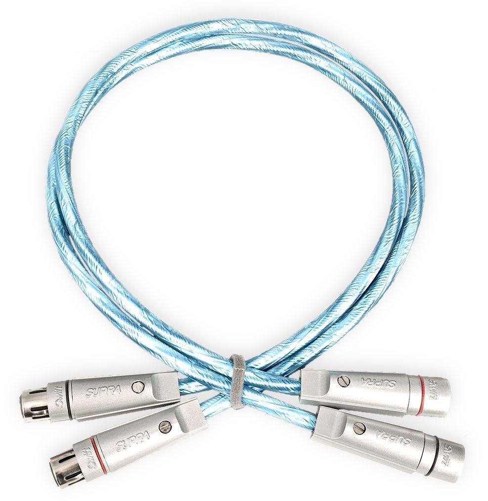 Supra Sword I XLR high end interlink met vergulde connectoren stereoset 2 stuks vanaf 0,8 meter