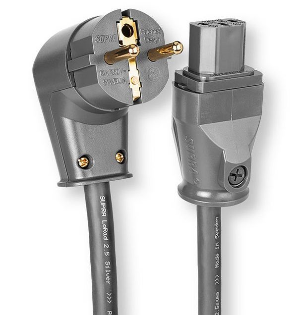 Supra LoRad 2.5 SPC afgeschermde voedingskabel 3 x 2,5 mm2 AWG 13 verzilverd koper als IEC C13-10A of C19-16A vanaf 1,0 meter - Afbeelding 15