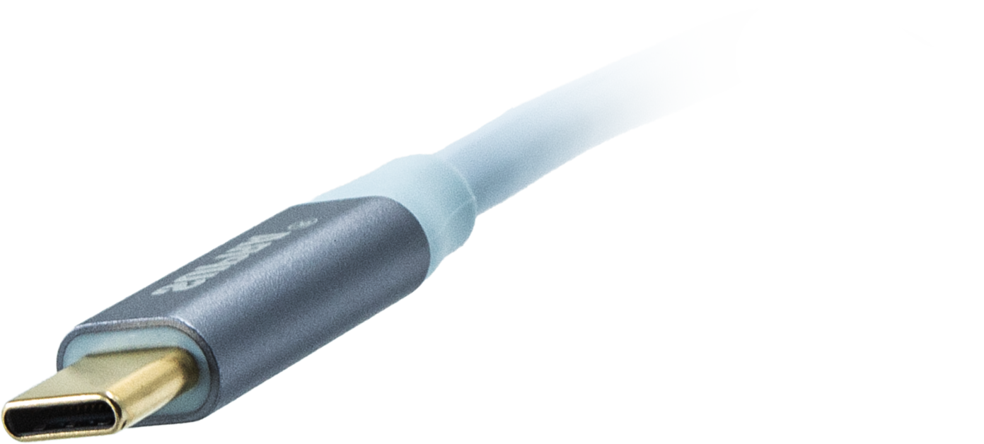 Supra USB 3.2 C-C Blue super high speed 10 Gbps vergulde connectoren vanaf 1,0 meter - Afbeelding 5