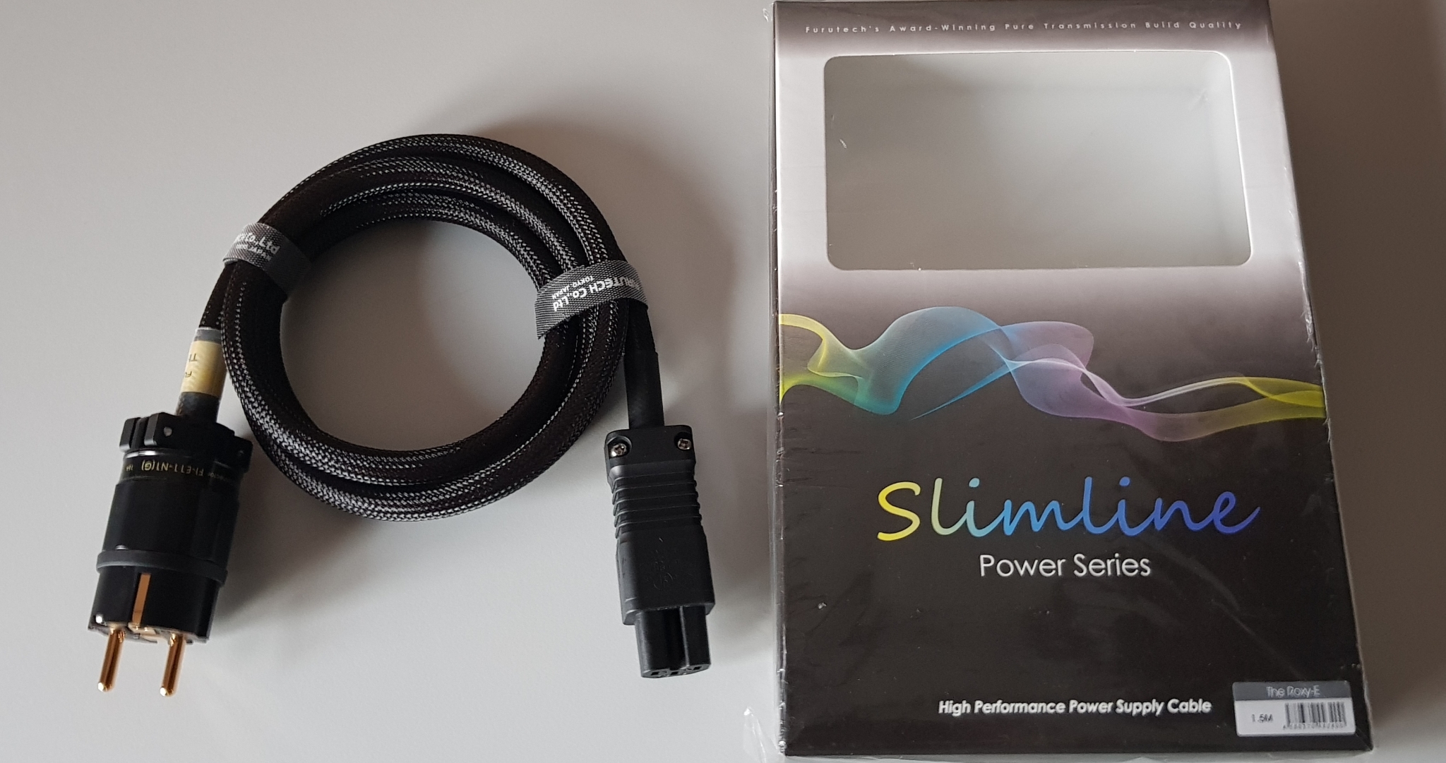 Furutech The Roxy Voedingskabel Slim-line Power-series met verzilverde geleiders 1.5 meter - Afbeelding 6