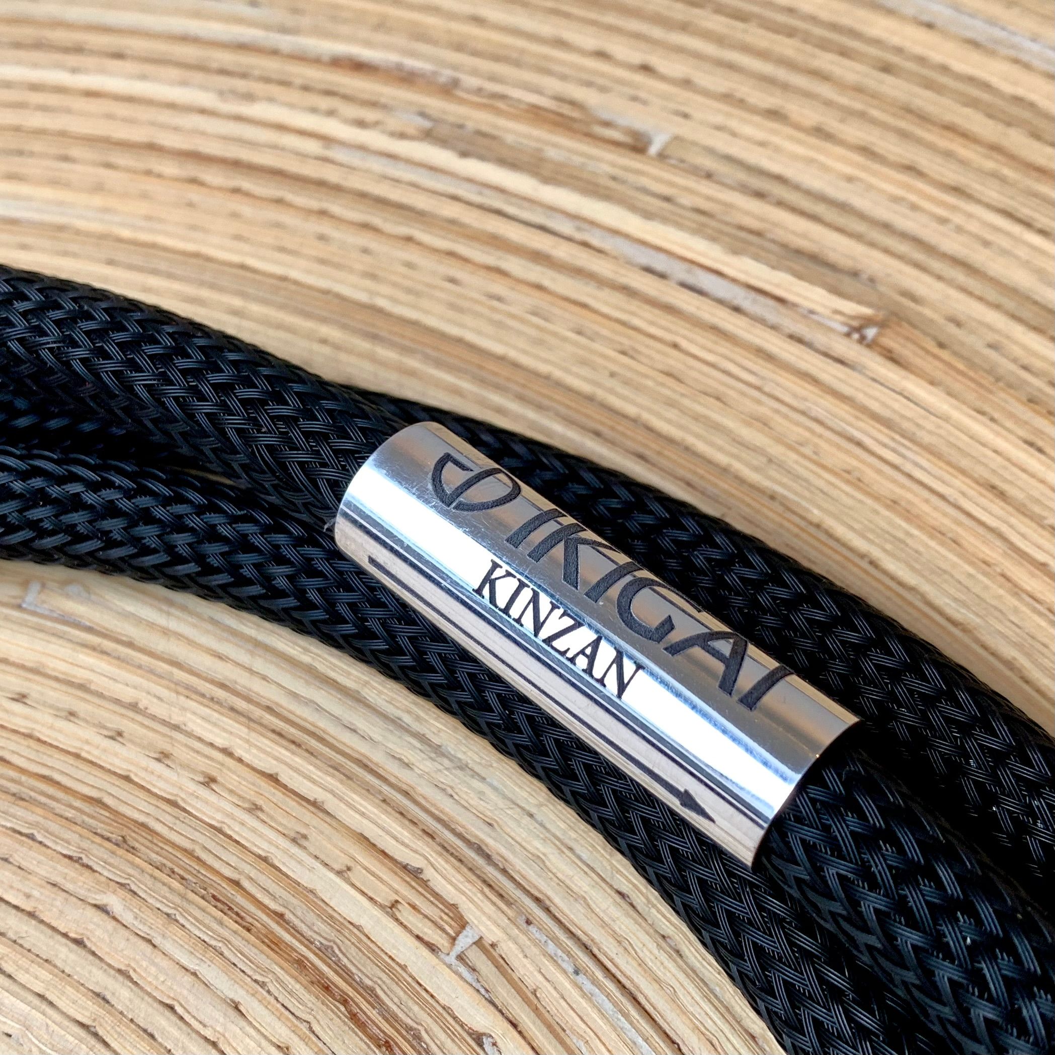 IKIGAI Audio KINZAN luidsprekerkabel puur zilveren 5N en 25% new generation 24-karaats gouden monokristal geleiders stereoset 2 stuks vanaf 2,0 meter - Afbeelding 4