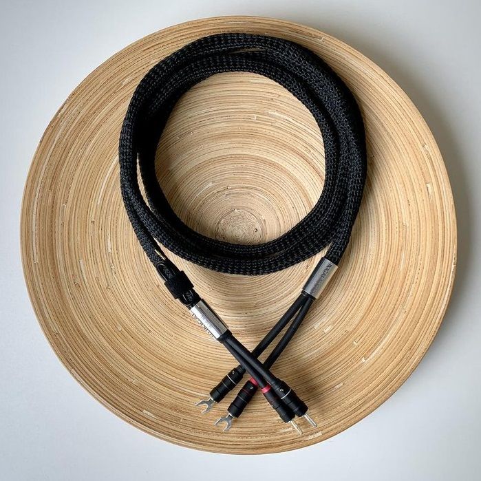 IKIGAI Audio KINZAN luidsprekerkabel puur zilveren 5N en 25% new generation 24-karaats gouden monokristal geleiders stereoset 2 stuks vanaf 2,0 meter