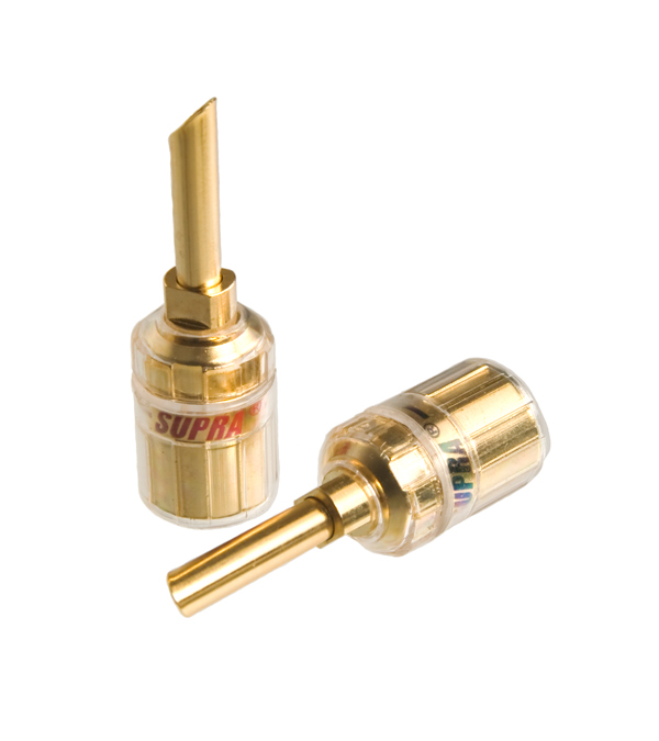 Supra CombiCon KIT M6 verwisselbare Banaanpluggen + Spades + body gold-plated tot 6 mm² schroefmontage per set - Afbeelding 5
