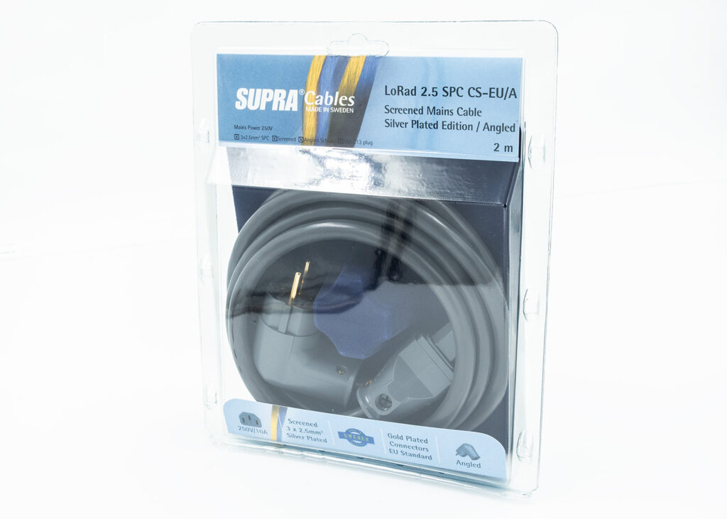 Supra LoRad 2.5 SPC afgeschermde voedingskabel 3 x 2,5 mm2 AWG 13 verzilverd koper als IEC C13-10A of C19-16A vanaf 1,0 meter - Afbeelding 9
