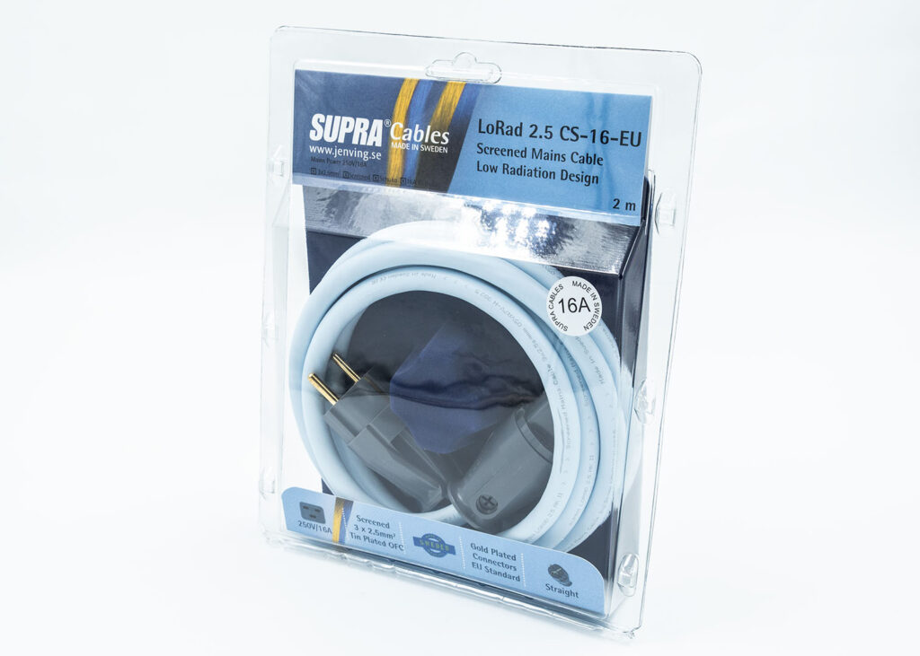 Supra LoRad 2.5 CS afgeschermde voedingskabel 3 x 2,5 mm2 AWG 13 Tin-plated OFC koper als IEC C13-10A of C19-16A vanaf 1,0 meter - Afbeelding 8