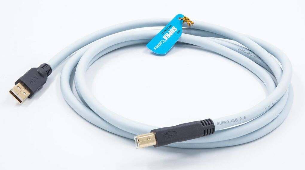 Supra USB 2.0 A-B high speed 480 Mbit/s vergulde connectoren vanaf 0,7 meter
