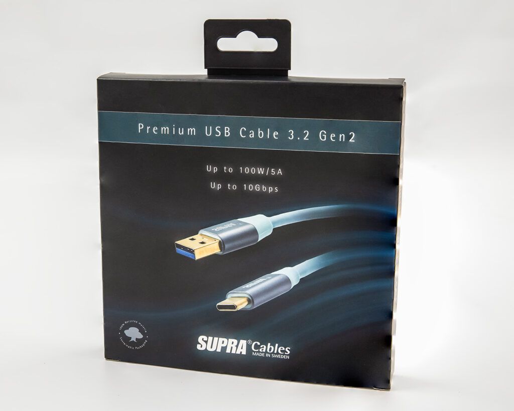 Supra USB 3.2 A-C Blue super high speed 10 Gbps vergulde connectoren vanaf 1,0 meter - Afbeelding 7