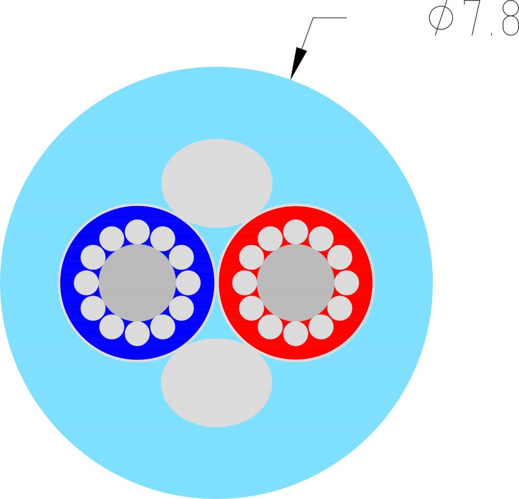 Supra EFF-IRB Audio RCA interlink verzilverde geleiders 1x3x0.46mm2 AWG 21 met hoogwaardige haakse PPR-B vergulde 24K connectoren stereoset 2 stuks vanaf 1,0 meter - Afbeelding 5