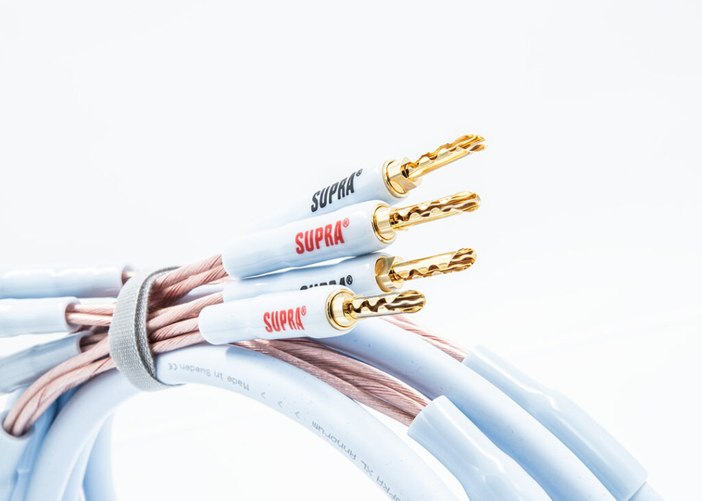 Supra XL Annorum Combicon single-wire luidsprekerkabel 2 x 3,2 mm2 AWG12 inclusief verwisselbare banaanpluggen + spades stereoset 2 stuks vanaf 2,0 meter - Afbeelding 5