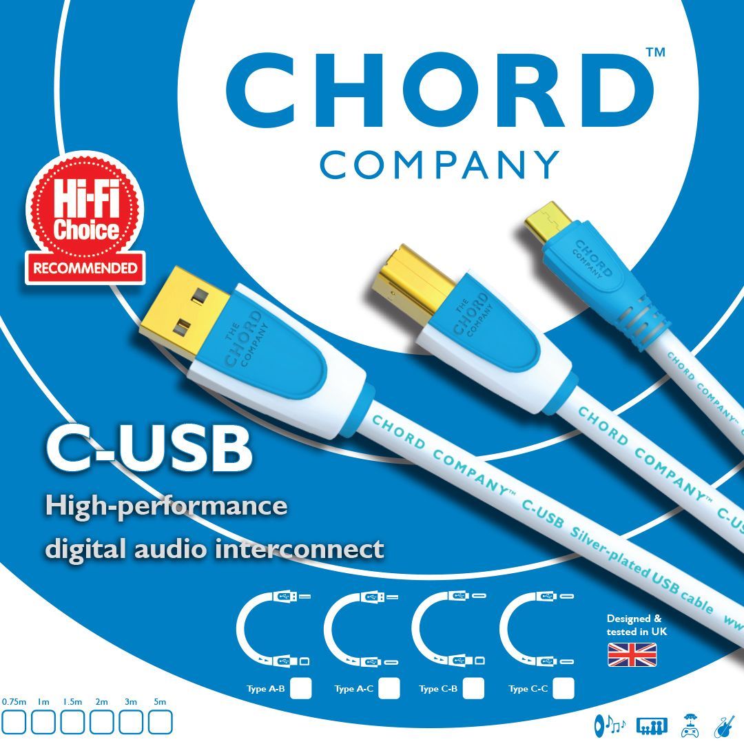 Chord Company C-USB A-C / C-C / C-B vanaf 0,5 meter - Afbeelding 5