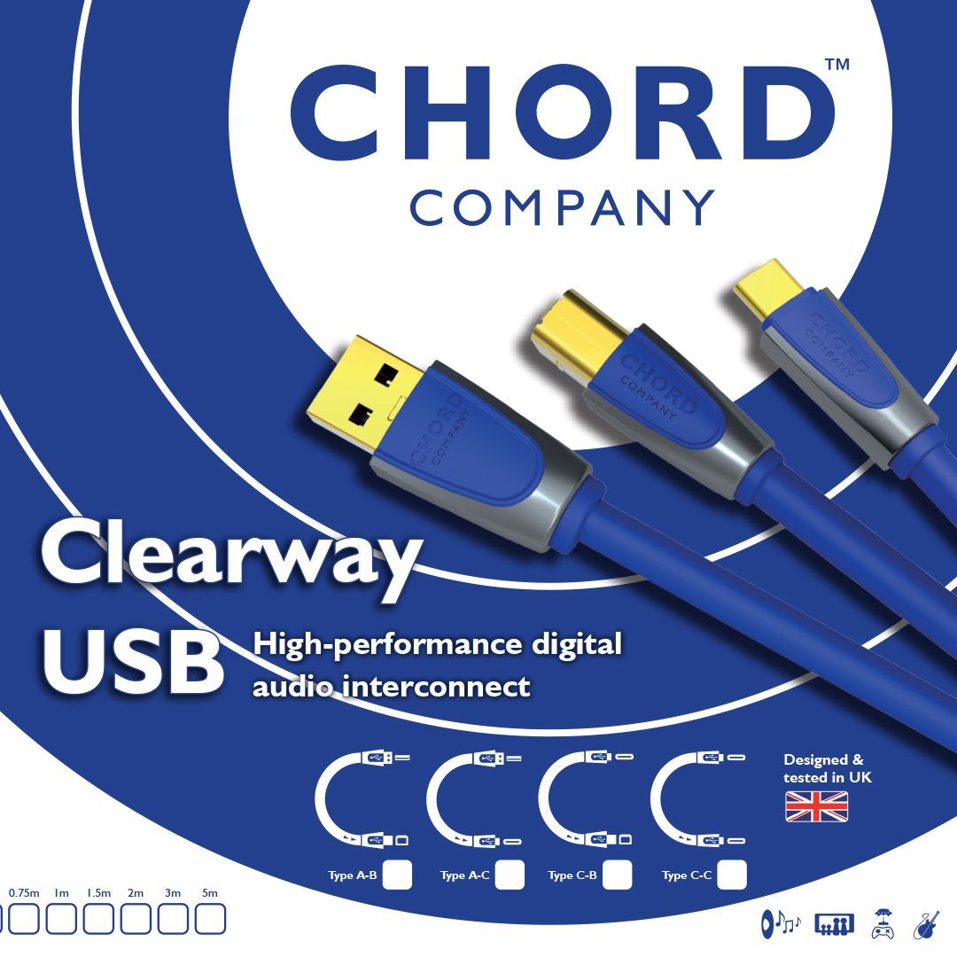 Chord Company Clearway USB A-C / C-C / C-B vanaf 0,5 meter - Afbeelding 8