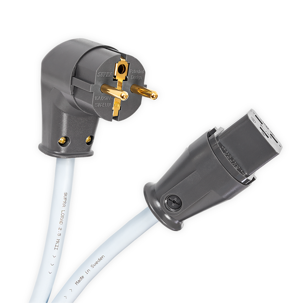 Supra LoRad 2.5 CS afgeschermde voedingskabel 3 x 2,5 mm2 AWG 13 Tin-plated OFC koper als IEC C13-10A of C19-16A vanaf 1,0 meter - Afbeelding 11