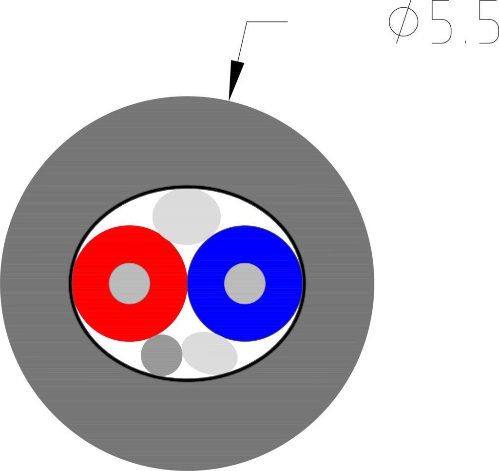 Supra Sublink subwooferkabel 1RCA naar 1RCA blauw 1x3x0.24mm2 / AWG 23 met vergulde connectoren vanaf 2,0 meter - Afbeelding 6