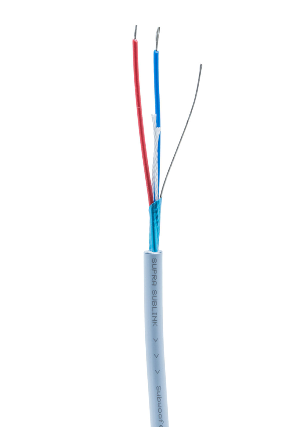 Supra Sublink subwooferkabel 1RCA naar 1RCA blauw 1x3x0.24mm2 / AWG 23 met vergulde connectoren vanaf 2,0 meter - Afbeelding 4