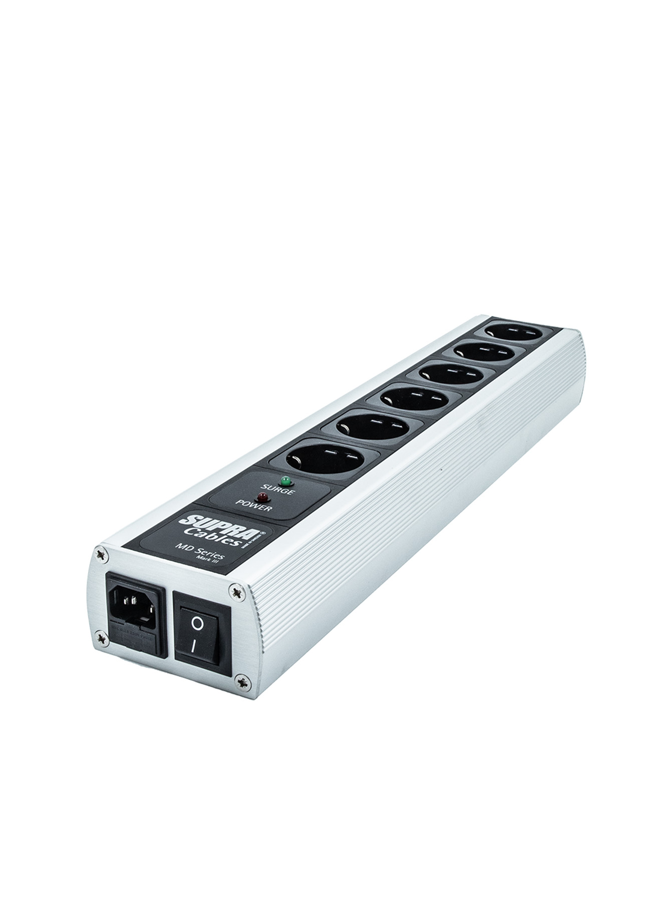 Supra MD 06 EU / SP afgeschermd stekkerblok met Non-Intrusive Filtering (NIF) 6 x schuko met C13 - 10A aansluiting incl. 3-voudige overspanningsbeveiliging - Afbeelding 4