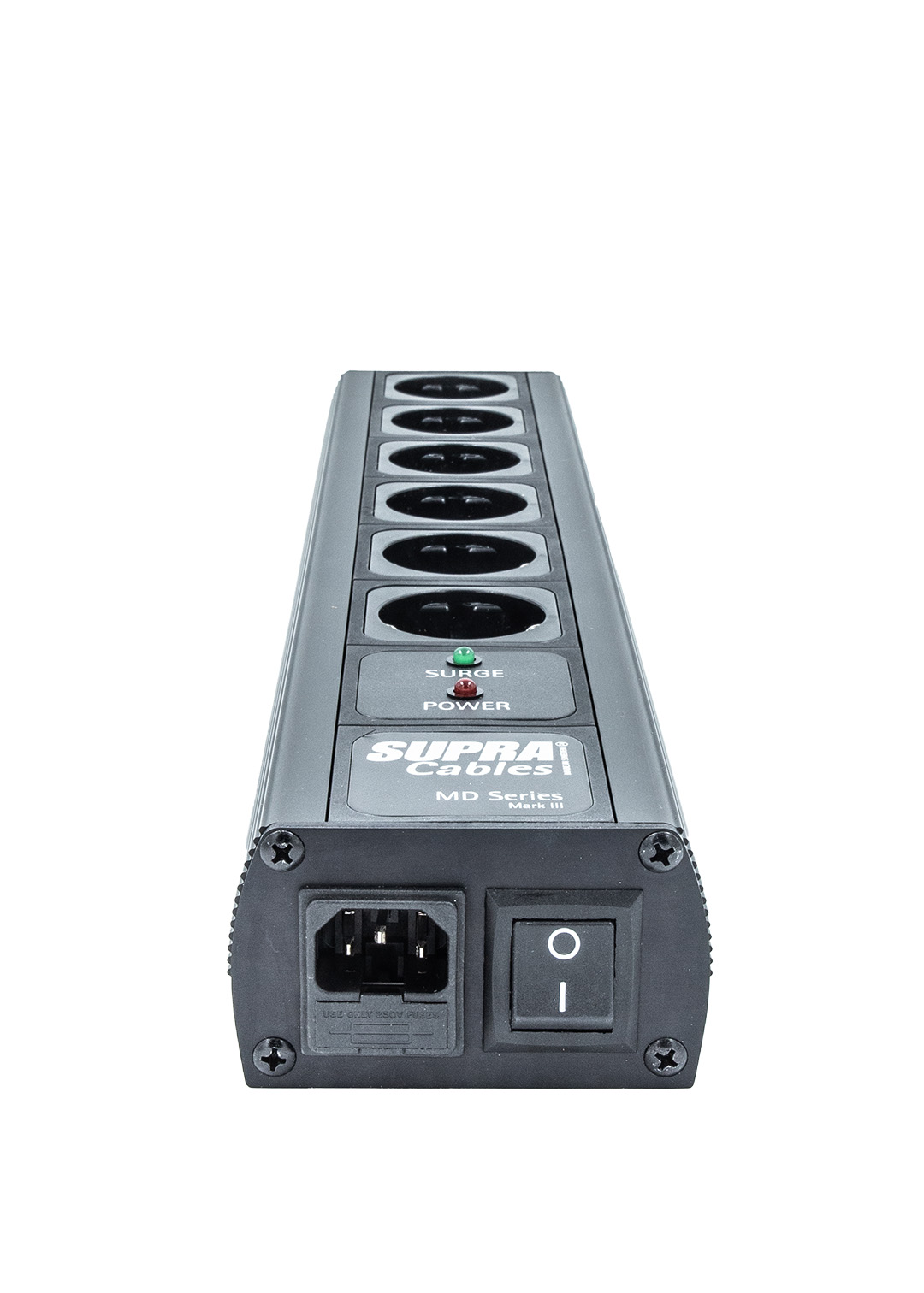 Supra MD 06 EU SPC / SP Black afgeschermd stekkerblok met Non-Intrusive Filtering (NIF) en verzilverde OFC bedrading 6 x schuko met C13 - 10A aansluiting incl. 3-voudige overspanningsbeveiliging - Afbeelding 13