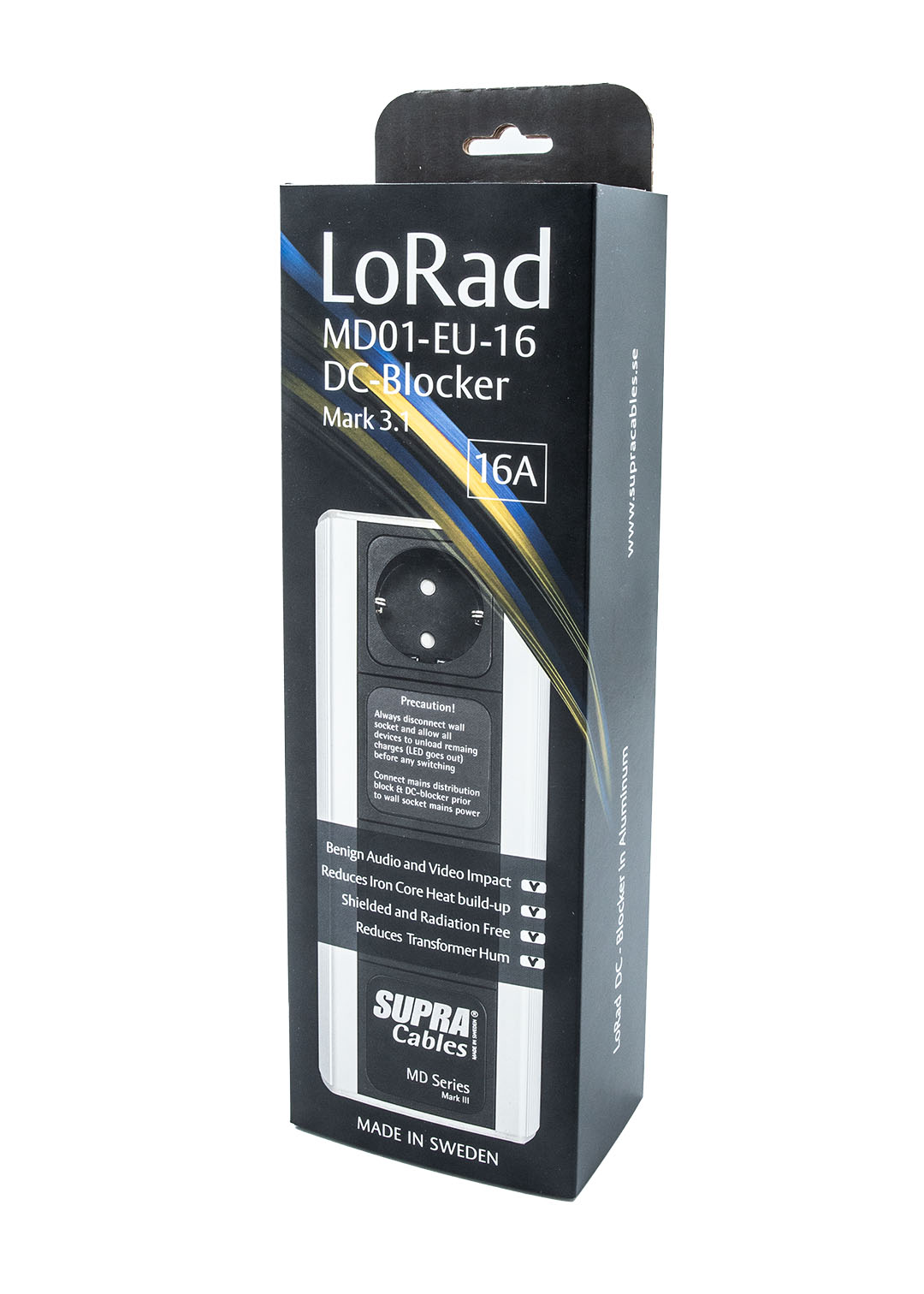 Supra LoRad DC-BLOCKER / DC-Filter MD 01DC 16-EU MK 3.1 afgeschermd stekkerblok 1 x schuko met C19 - 16A aansluiting - Afbeelding 8