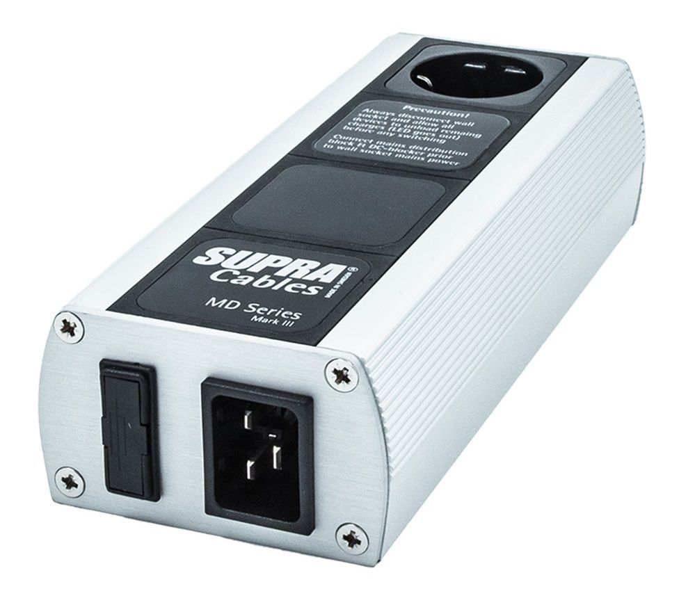 Supra LoRad DC-BLOCKER / DC-Filter MD 01DC 16-EU MK 3.1 afgeschermd stekkerblok 1 x schuko met C19 - 16A aansluiting