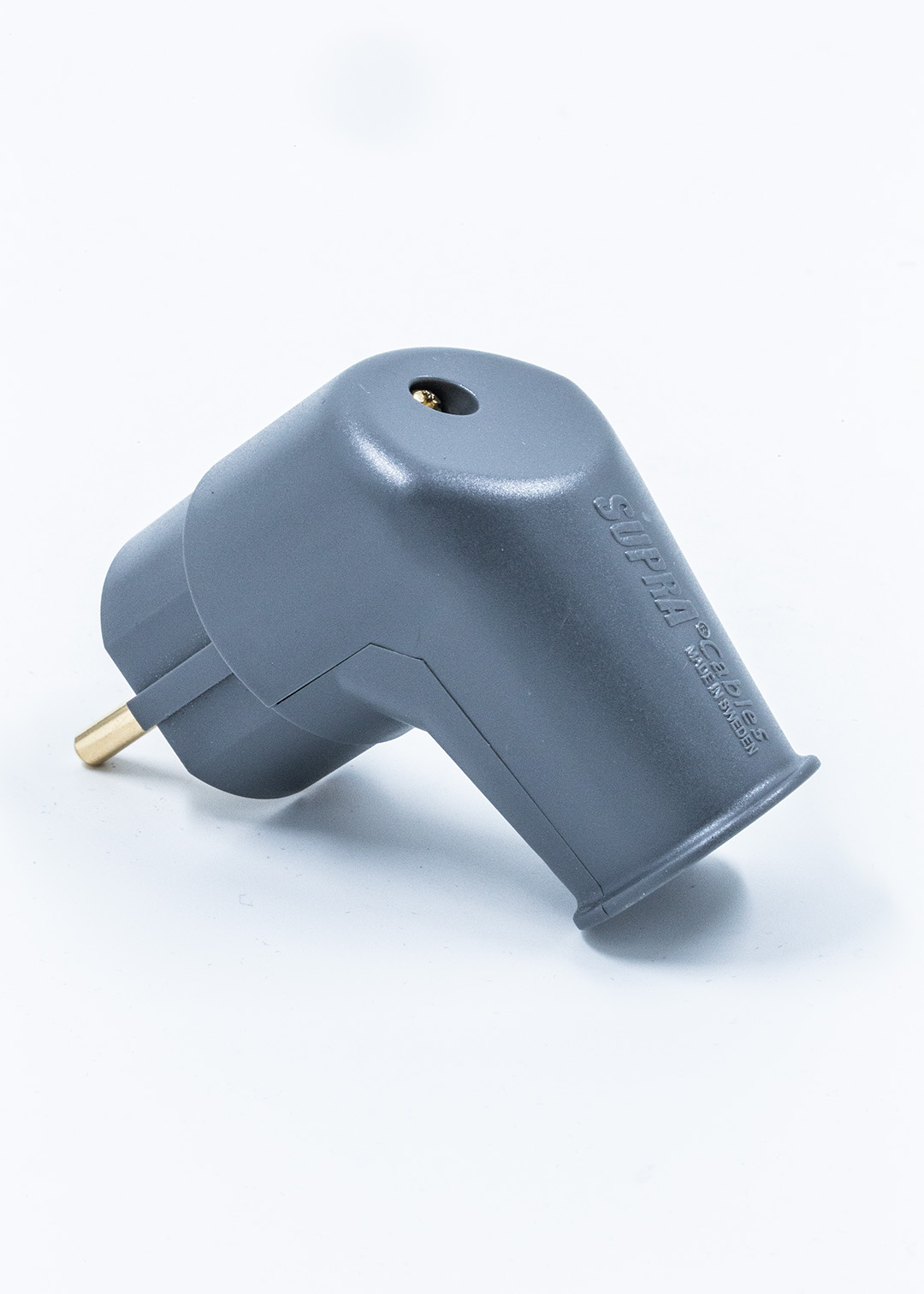 Supra SW-EU/A Male 24K Gold-plated OFC - schuko haakse netstekker 10A tot Ø11,5mm AWG 11 - Afbeelding 4