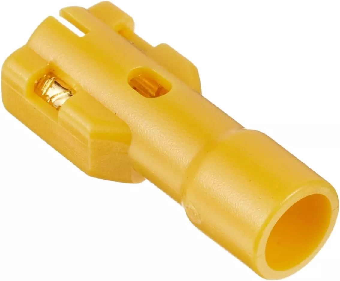 Furutech FT-210(G) Gold Insulated Push-on Disconnect Terminal kabelschoen 24k verguld koper 5.5sq. mm max. 12~10 AWG per 10 stuks - Afbeelding 4