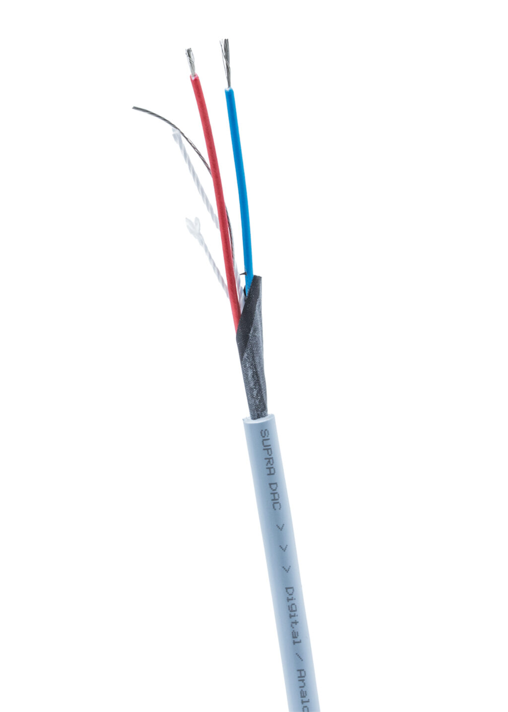 Supra DAC-SC subwooferkabel 1RCA naar 1RCA blauw 1x3x0.24mm2 / AWG 23 met vergulde connectoren en verbeterde afscherming vanaf 2,0 meter - Afbeelding 4