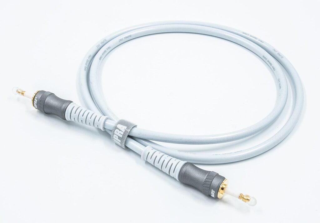 Supra ZAC Mintos Mini-Toslink 3,5 mm to Mini-Toslink 3,5 mm optische kabel tripple-polished lens en vergulde connectoren vanaf 1,0 meter