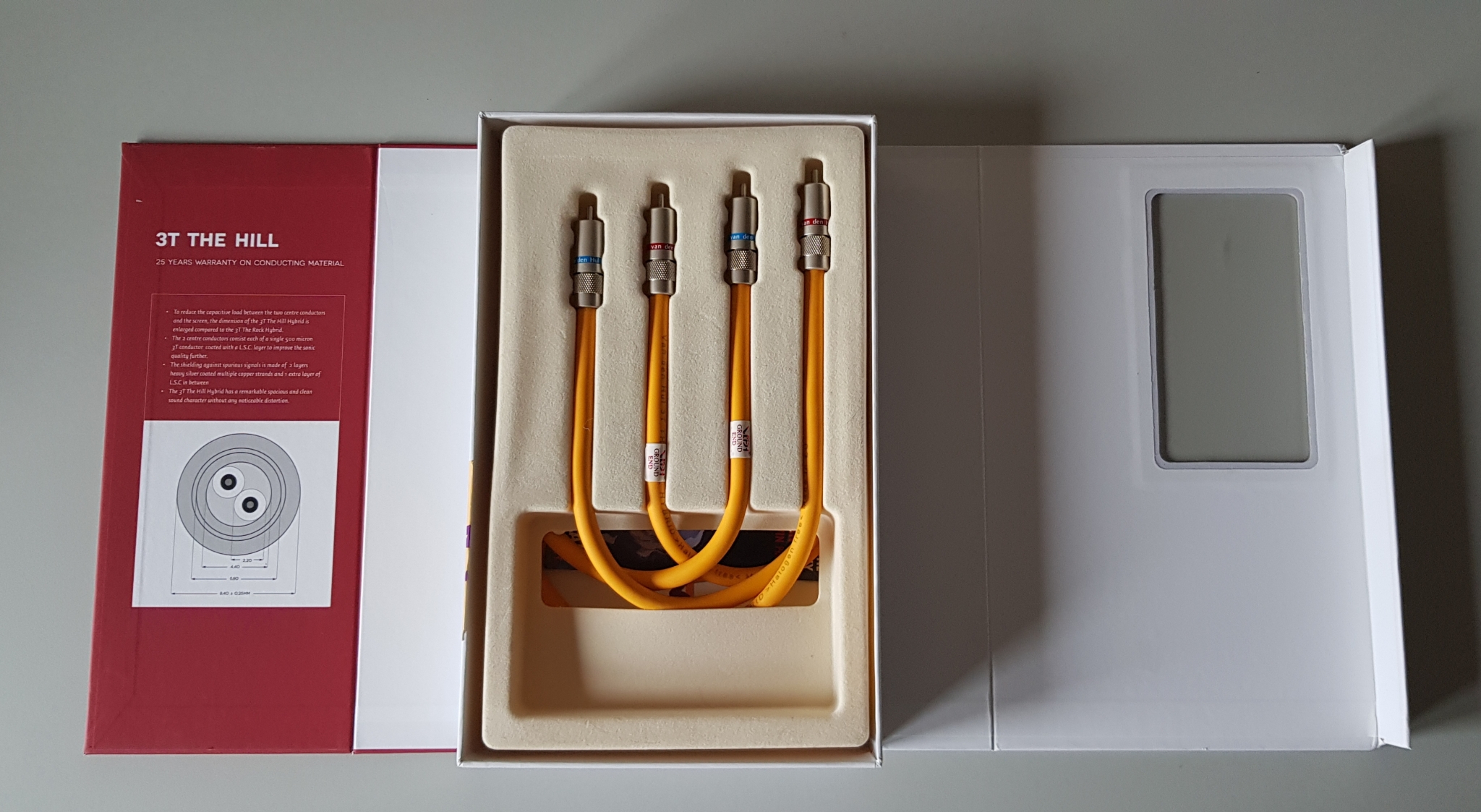 Van den Hul The Hill 3T RCA Interlink vanaf 0,8 meter - Afbeelding 6