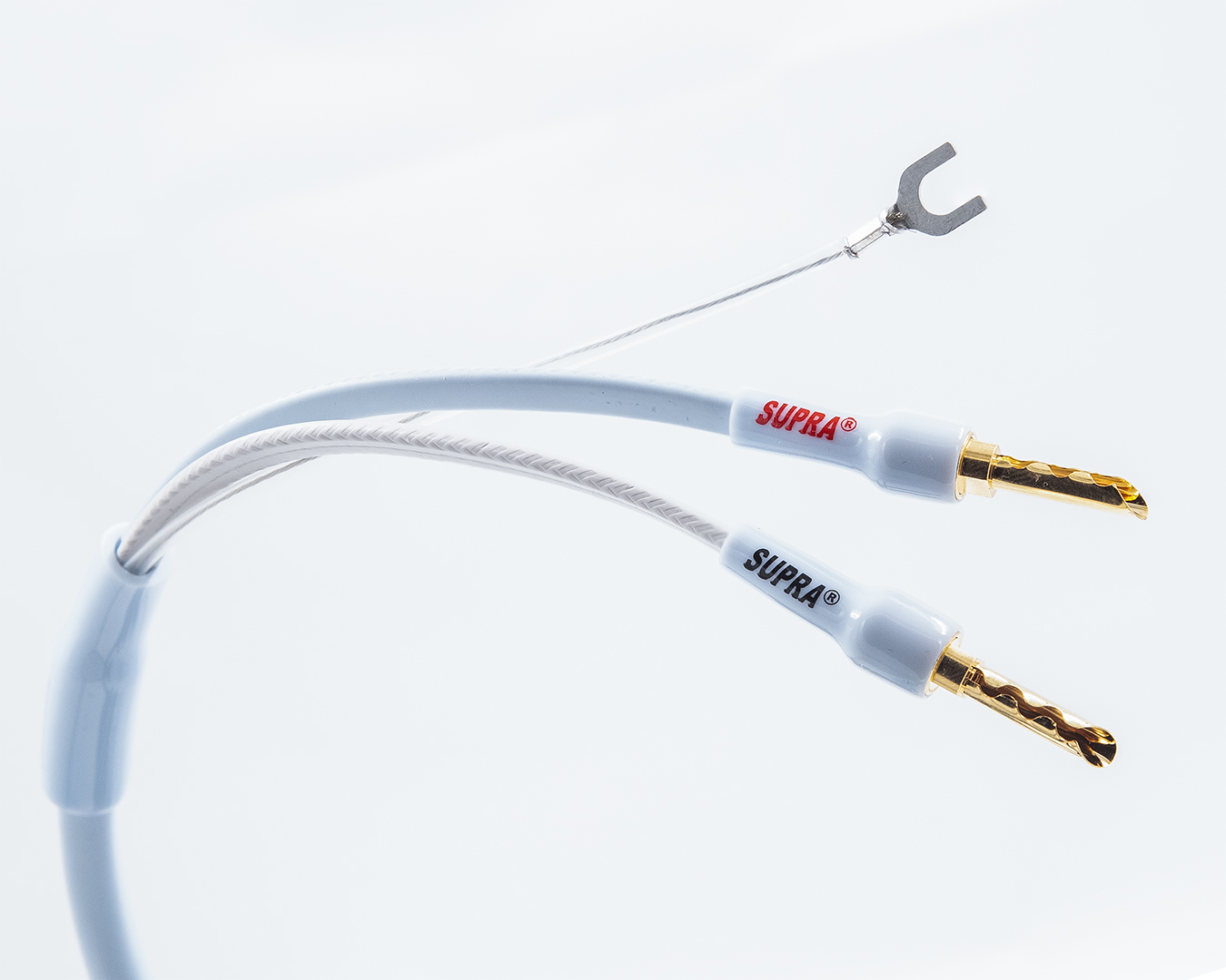 Supra PLY 2x3.4/S Combicon afgeschermde luidsprekerkabel single-wire 2 x 3,4 mm2 AWG12 inclusief verwisselbare banaanpluggen + spades stereoset 2 stuks vanaf 2,0 meter - Afbeelding 2