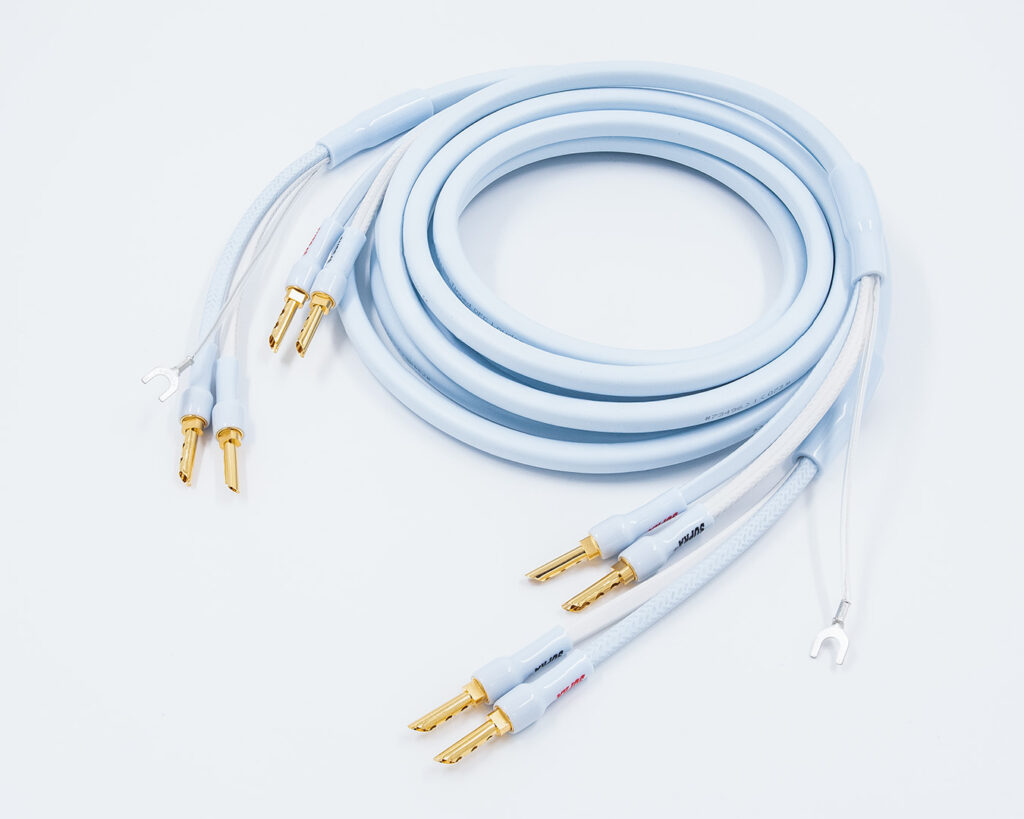 Supra PLY 2x3.4/S Combicon afgeschermde luidsprekerkabel single-wire 2 x 3,4 mm2 AWG12 inclusief verwisselbare banaanpluggen + spades stereoset 2 stuks vanaf 2,0 meter - Afbeelding 5