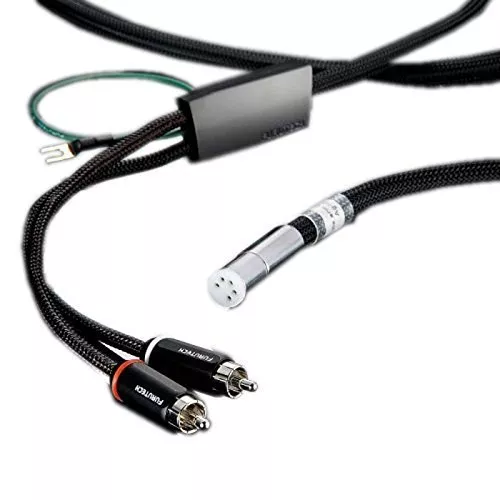 Furutech AG-12 Tone Arm Cable 5-pins DIN naar 2 x RCA 1,2 meter