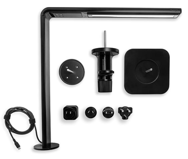 Uberlight Frame 7100TL flexibele LED-verlichting voor audiorack of platenspeler tot 600 lumens uitgevoerd in zwart