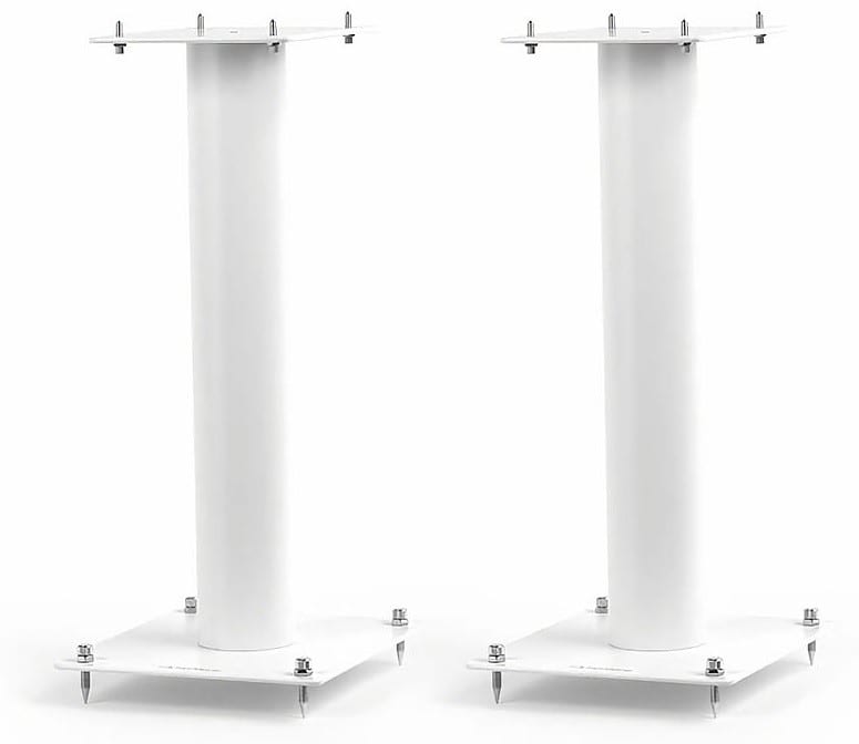 NorStone luidsprekerstand Stylum 2 wit zijdeglans hoogte 58,5 cm. per set 2 stuks