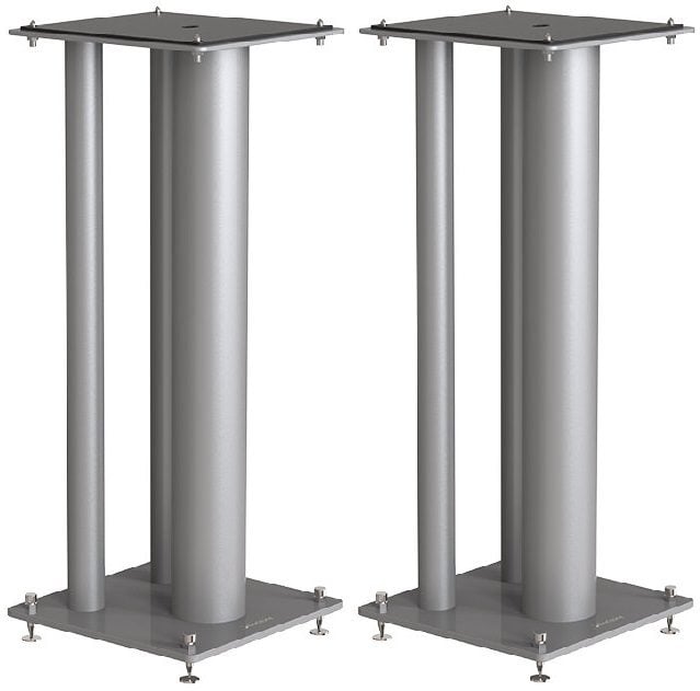 NorStone luidsprekerstand Stylum MAX zilver hoogte 60 cm. per set 2 stuks