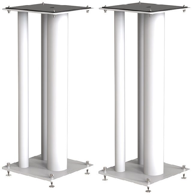 NorStone luidsprekerstand Stylum MAX wit zijdeglans hoogte 60 cm. per set 2 stuks